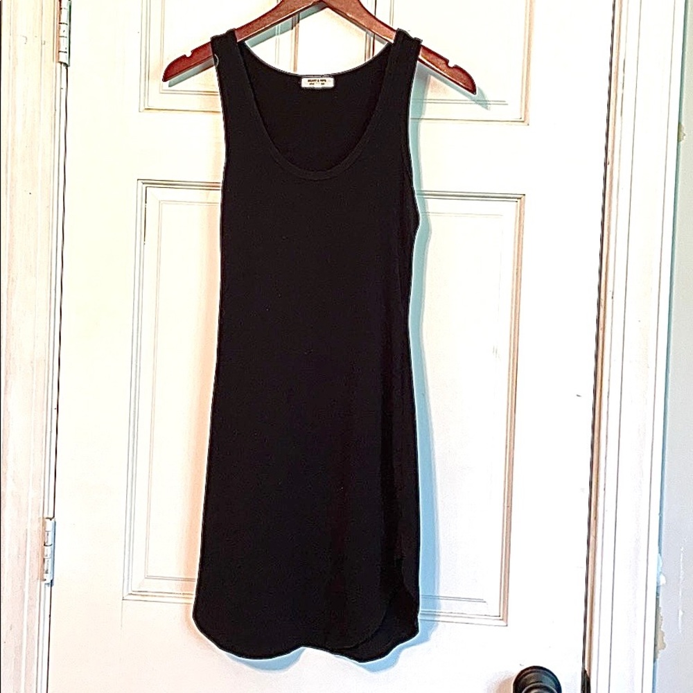 Black tank top dress